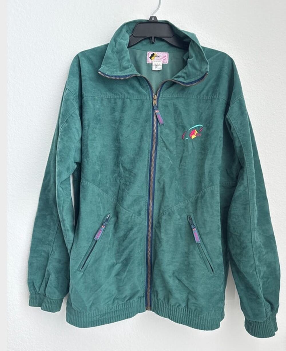 Vintage Andes Athleisure Oversized Full Zip Track Jacket Size Large